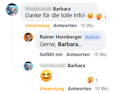 Rainer Hornberger Testimonial Barbara