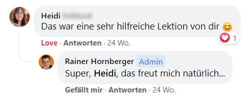 Rainer Hornberger Erfahrungen Heidi