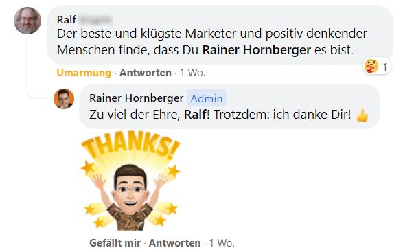 Rainer Hornberger Erfahrungen Ralf