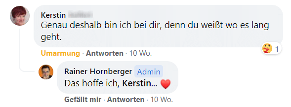 Rainer Hornberger Erfahrungen Kerstin