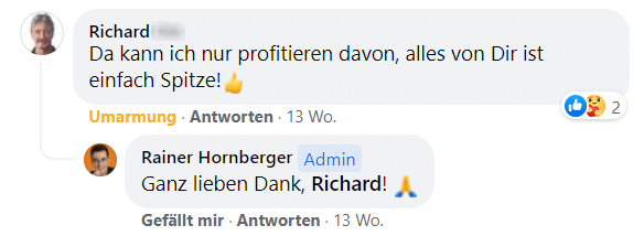 Rainer Hornberger Erfahrungen Richard